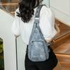 Hochwertige Retro Modische Brusttasche für Damen Im Sommerreise Kleiner Rucksack Vielseitig Leicht Ein-Schulter Umhängetasche
