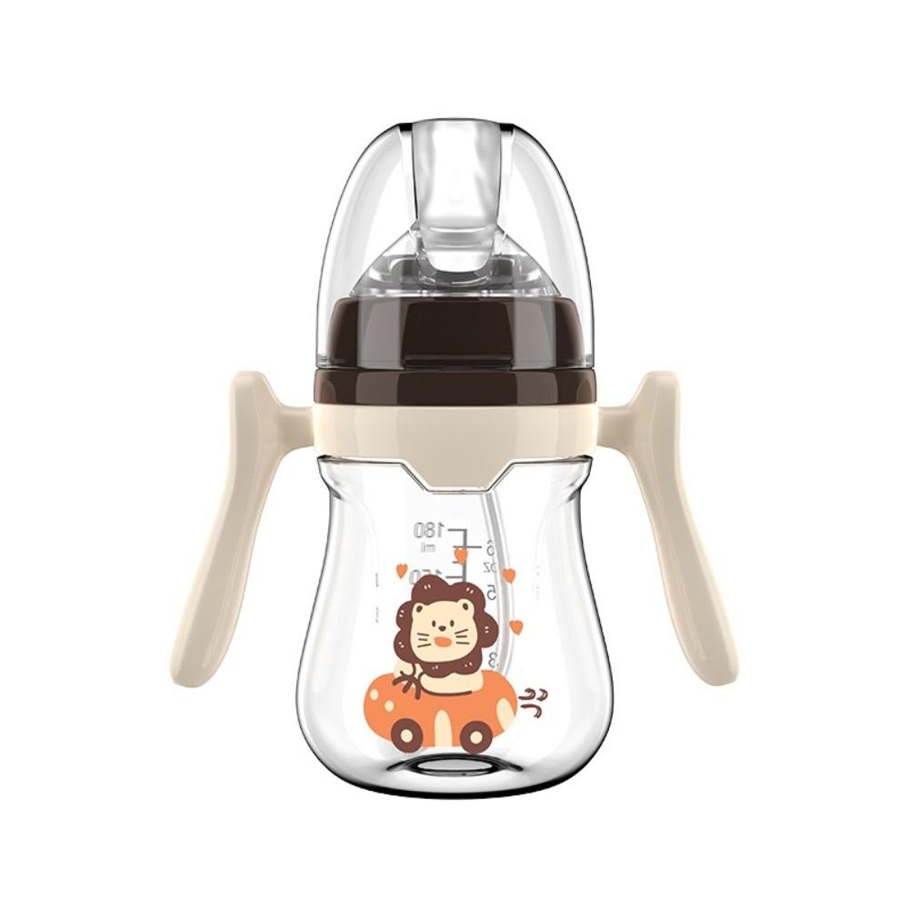 180ML/240ML Babyflasche Tragbare Silikon-Trinkhalmflasche Hochwertiger Trinkbecher Baby-Fütterungszubehör