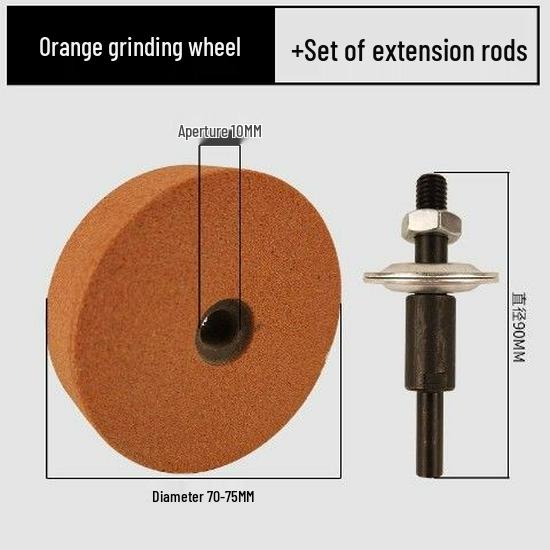 Electric Drill Conversion Kit: Grinding Wheel Holder, Metal Drill Bits, Polishing & Sharpening Attachments