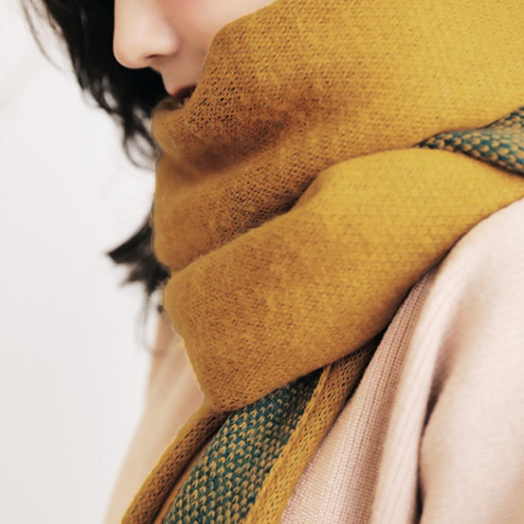 Cashmere Knit Scarf, Winter Muffler, Women's Scarf