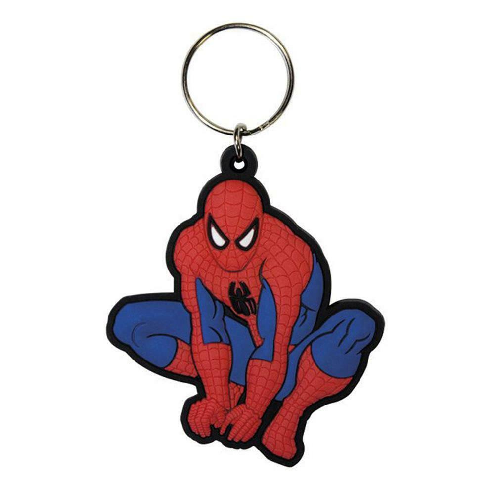 Spider-Man Crouch Keyring