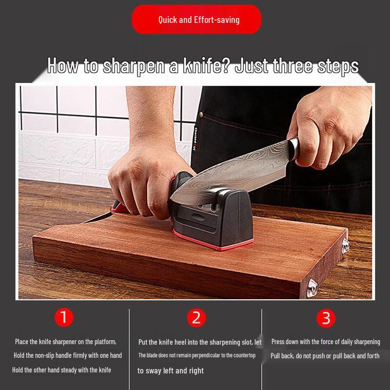 Multifunctional Household Knife and Scissor Sharpener