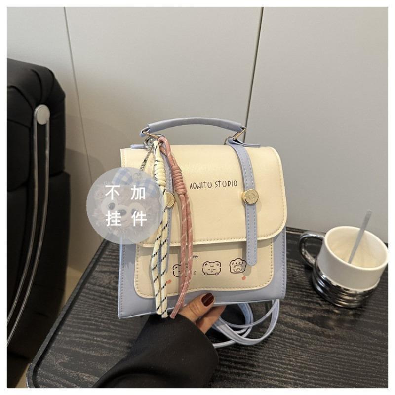 

Retro bag women s spring and summer new handbag texture versatile contrasting color shoulder bag fashion messenger bag fashion