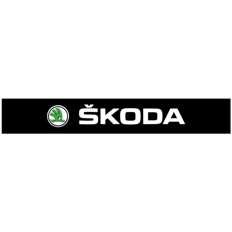 SJCJ6 Car Front Windshield Stickers Front and Rear Decorative Decals Sticker for Skoda Octavia A5 Mk1 Fabia Superb Rapid Mk3 Accessor