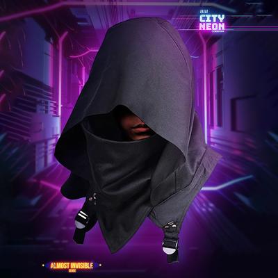 Cyberpunk Witch Hat Medieval Hooded Cape for Halloween Cosplay Role-playing Clothes Hooded Cloak