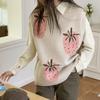From Heart Women Strawberry Round Knit Vest