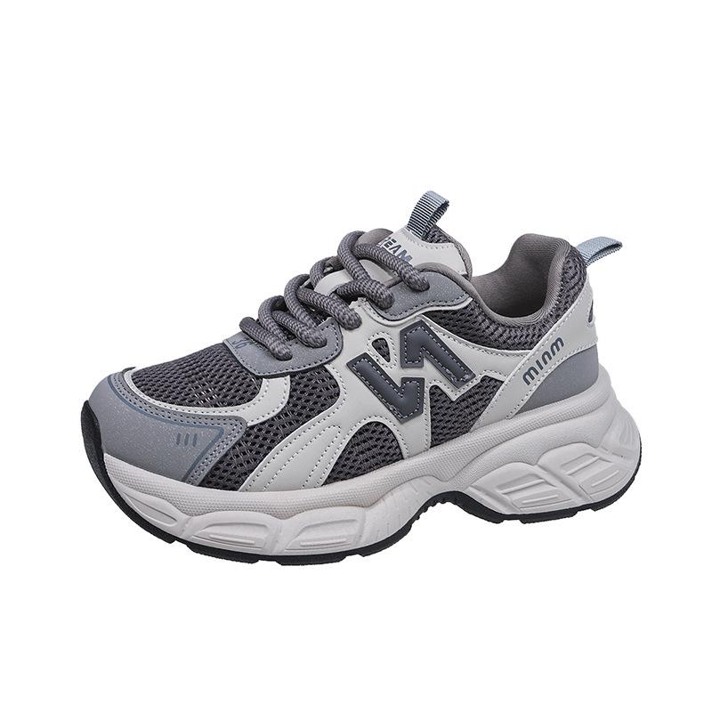 Retro Dad Shoes Women's Spring 2025 New High-end Thick-soled Versatile Feet Small and Light Casual Sports Shoes
