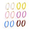 Earrings, Stainless Steel Color Epoxy Dopamine Earrings, Girls Sweet Fashion Earrings EH-857
