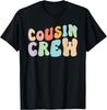 Vintage Cousin Crew Groovy Retro Design Family Matching Cool T-Shirt