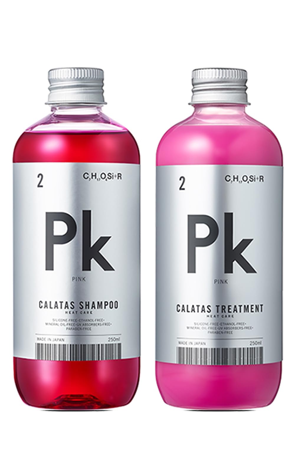 

PLATA CALATAS Heat Care Color Shampoo Color Treatment Bleach Treatment Non-Silicon [Шампунь и укладка/Розовый]