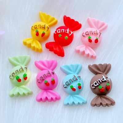 10 Stück Neue Gemischte Süße Cartoon Süßigkeiten Flache Rückseite Harz Scrapbooking DIY Schmuck Handwerk Dekoration Zubehör