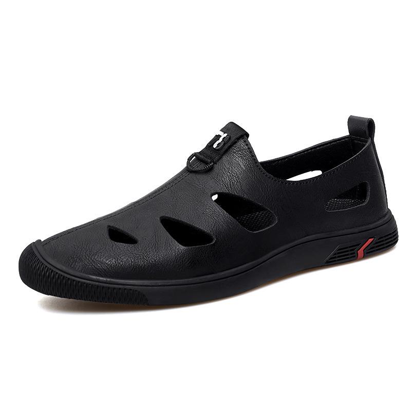 Men s 2024 Trendy Breathable Summer Leather Moccasins Size 41