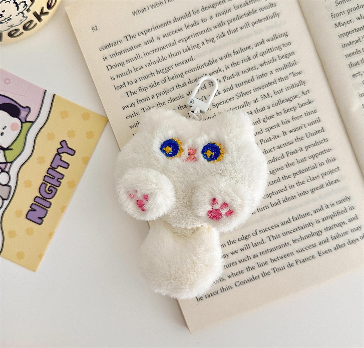 Cartoon Cat Doll Plush Creative Pendant Cute Keychain Pendant