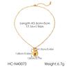 Heart Pendant Necklace Titanium Steel Women Layering Chain Light Luxury Elegant Jewelry Gift for Her