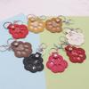 PU Leather Pet Hair Memorial Keychain Space Saving Hair Preservation Multifunctional Designs Portable Accessory