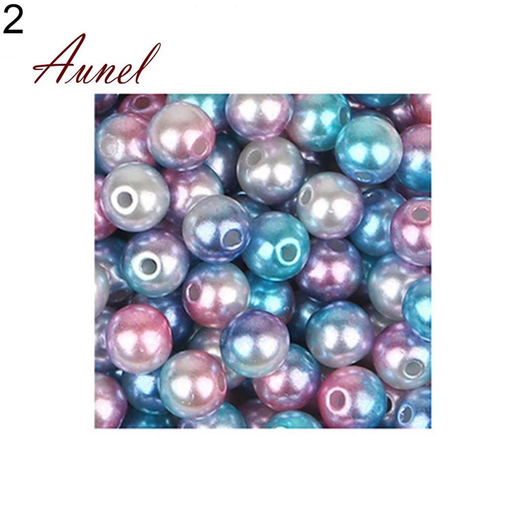 0.24/" 500 Golden Metallic Acrylic Round Spacer Beads 6mm Smooth Ball Beads