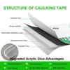 Decorative Caulk Sealer Bath & Kitchen Caulk Tape Self Adhesive Caulk Strip Caulking Sealing Tape