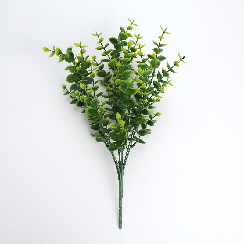 Artificial Green Potted Plants: Decorative Eucalyptus and Money Plant Leaves for Living Room