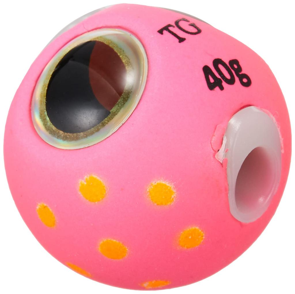 Gamakatsu Sakuragen Tai Rubber Q TG Sinker 40g Spot #15 Pink/Glow