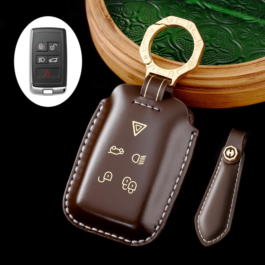 Special Land Rover Discovery Shenxing Key Case Range Rover Sport Aurora Discovery 4 Star Vein 5 Premium Key Case Genuine Leather