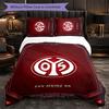 Mainz FC Themed Bedding 3Pcs Duvet Cover Set Decorative Bed Linen For Teen Room Home Decoration