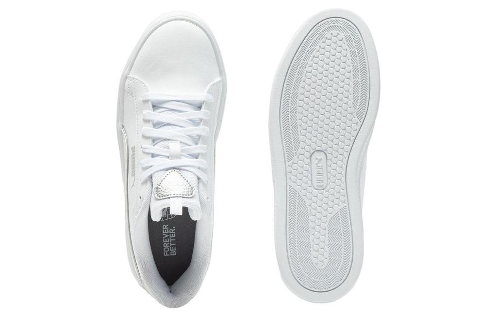 Women's Sneakers Puma Wmns Smash Platform v3 'Pop Up - White'