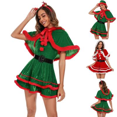 Women's Christmas Party Holiday Party Hooded Suit Costume