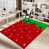 1PC strawberry green Non-Slip Floor Carpet Compatible for Office&Living Room&Bedroom&Dining room - Flat-Weave Machine-W254