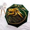 Printed Sporting CP logoPrinted Folding Umbrella,Outdoor,Leisure,And Travel Umbrella,Durable Umbrella Fabric,Birthday And Holiday Gift