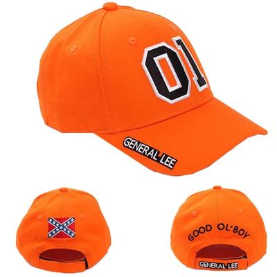 Ew General Lee Cosplay Hat Embroidery Unisex Cotton Orange Good OL' Boy Dukes Adjustable Baseball Cap Accessories Sunhat Gift