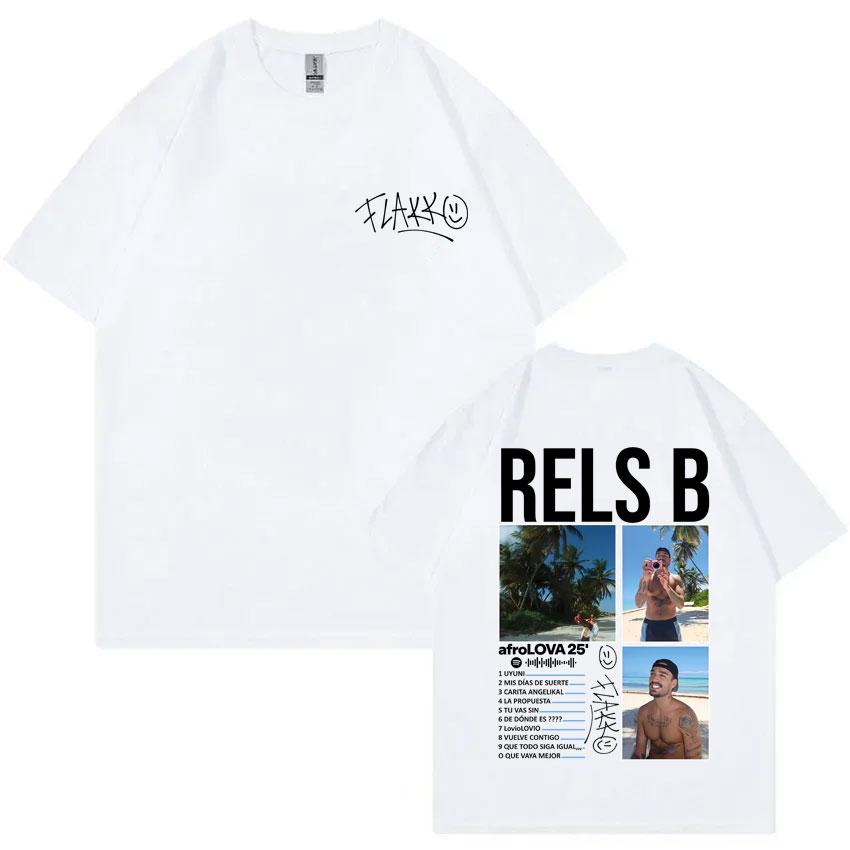 Rapper Rels B AfroLOVA 25 Merch T Shirt Unisex Women Fashion Hip Hop Oversized Short Sleeve Tshirt Male Vintage Cotton Tshirts