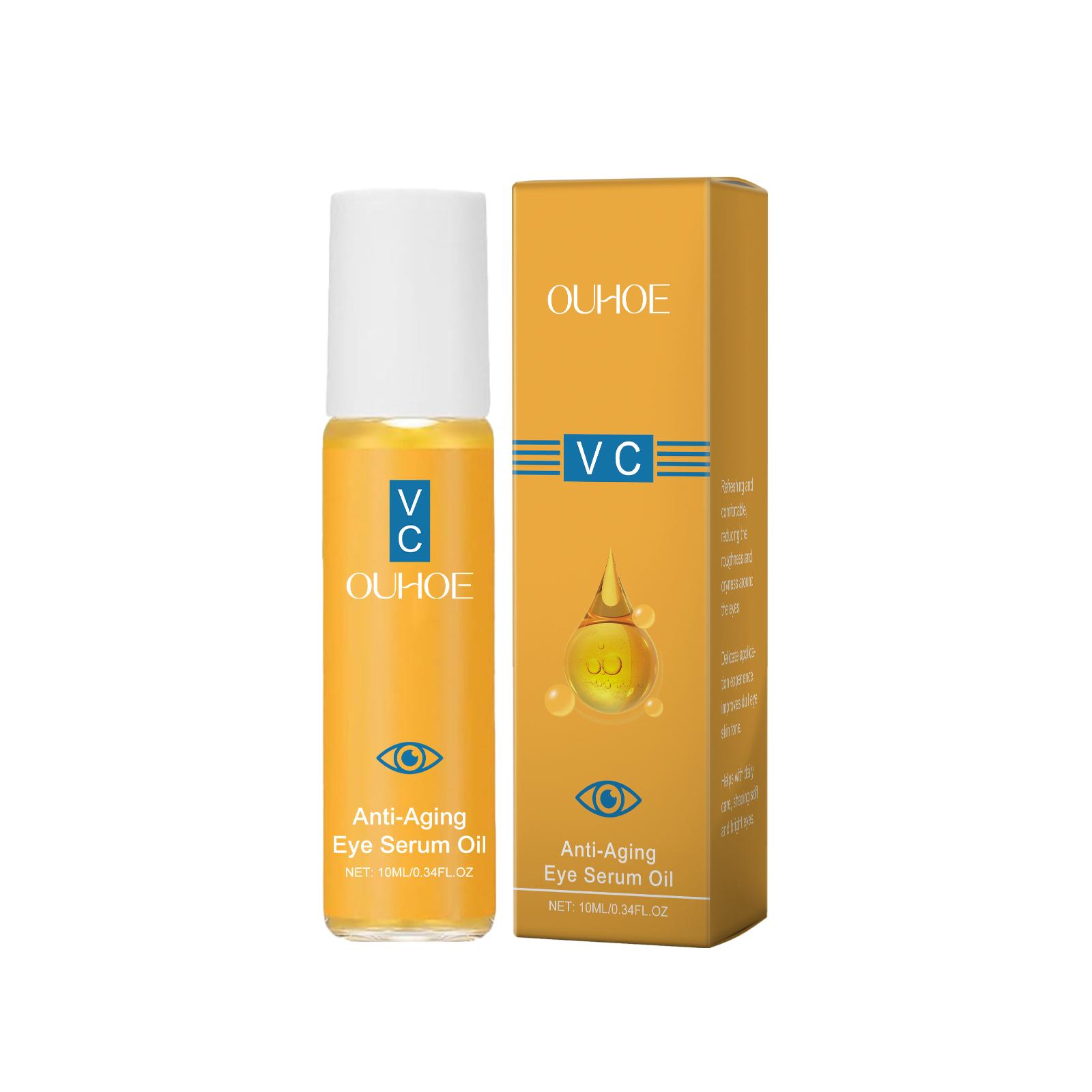 OUHOE Moisturizing Eye Essence oil gently nourishes and improves fine lines, moisturizing and moisturizing eye softening care Essence