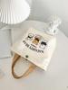 New Women's Portable Canvas Lunch & Gift Handbag for Students