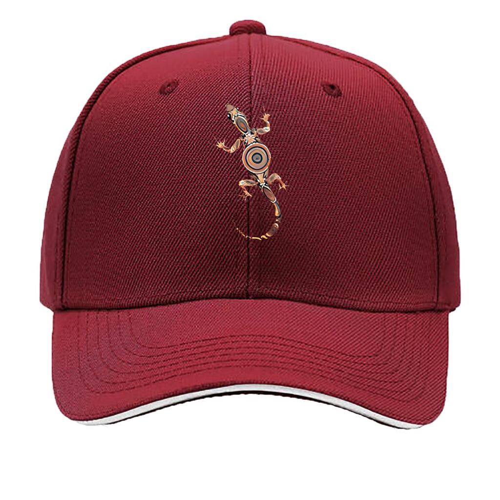 Decorazione Gecco in Resina Modello Bersaglio Colorato Cappello Hip Hop Moda Sport Outdoor Cappellino da Baseball a Sandwich