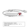 A Variety Of Children'S Curved Brand Stainless Steel Gold Bracelet Women, Fashionable Personality Can Be Engraved 798