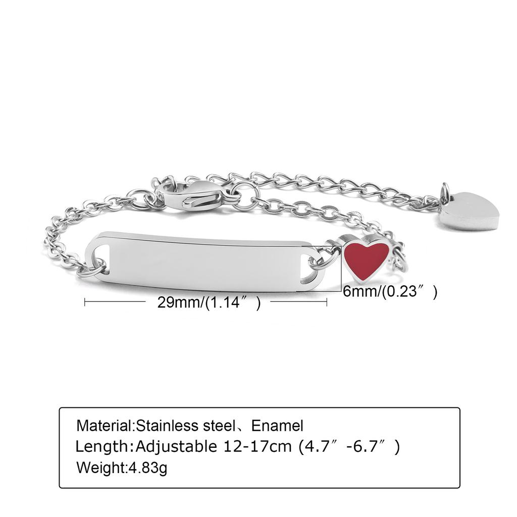 A Variety Of Children'S Curved Brand Stainless Steel Gold Bracelet Women, Fashionable Personality Can Be Engraved 798