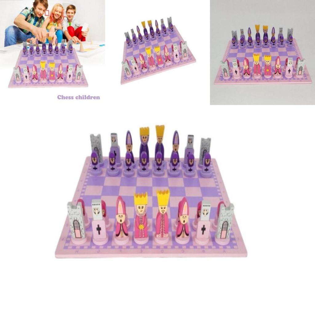 Premium Wooden Chess Set For Kids Educational Toy And Strategy Game Gift