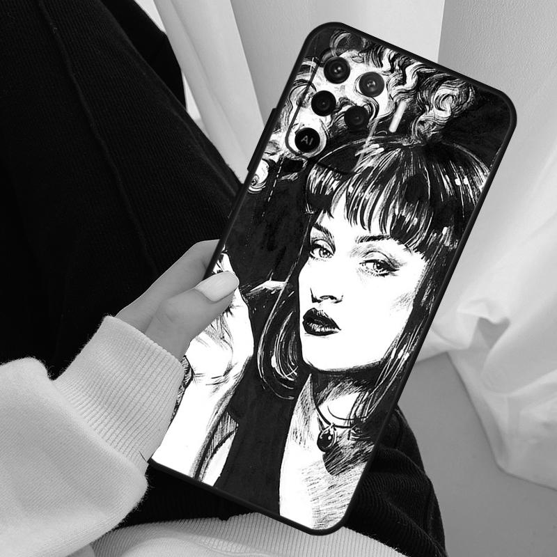 Pulp Fiction Tanz Case Für Oppo A17 A57 A77 A40 A78 A54 A74 A94 A76 A16 A96 A18 A60 A80 A38 A58 A98 A15 A5 Pro