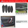 4pcs Soft Leather Armrest Cover For Renault Megane 3 Car Interior Door Armrest Panel Skin Cover Stickers Trim with Tools