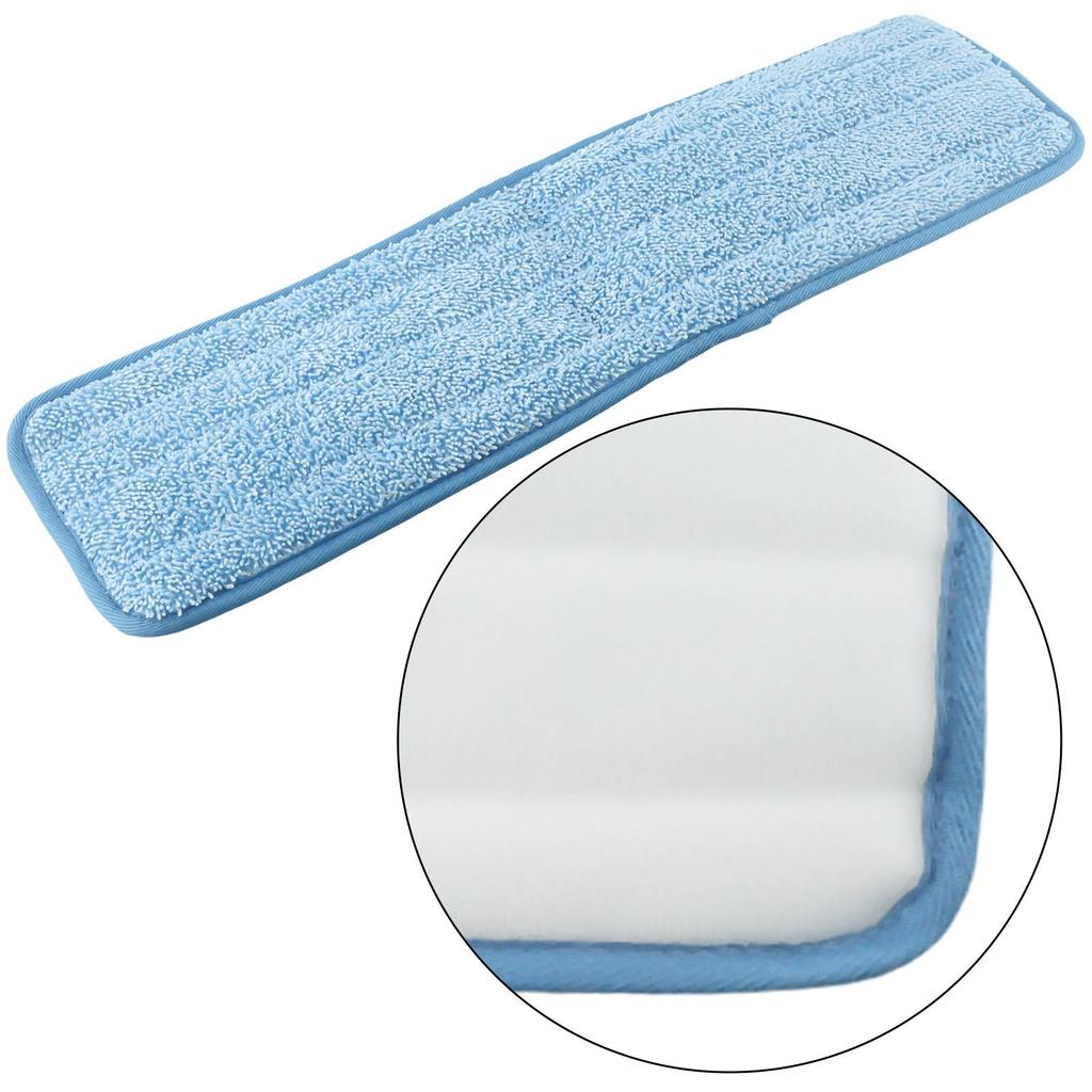 3pcs For Rubbermaid Commercial 18inch Wet Pad Q411 Microfiber Refill Mop Cloths Sweeping Parts Household Sweeper Cleaning Tool