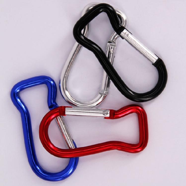 5Pcs Fish Shape Spring Snap Clip Aluminum Alloy Carabiner Key Rings Clip Outdoor Camping Keyring Hook Easy to Use