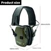 Tactical Noise-Reduction Wired Headset with Earmuffs for Shooting and CS