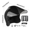 Phone Mount Sun Shade Motorcycle Phone Mount Helmets Motorbike Small Rainproof Mobile Phone Helmets Portable Mini Parasol Sun