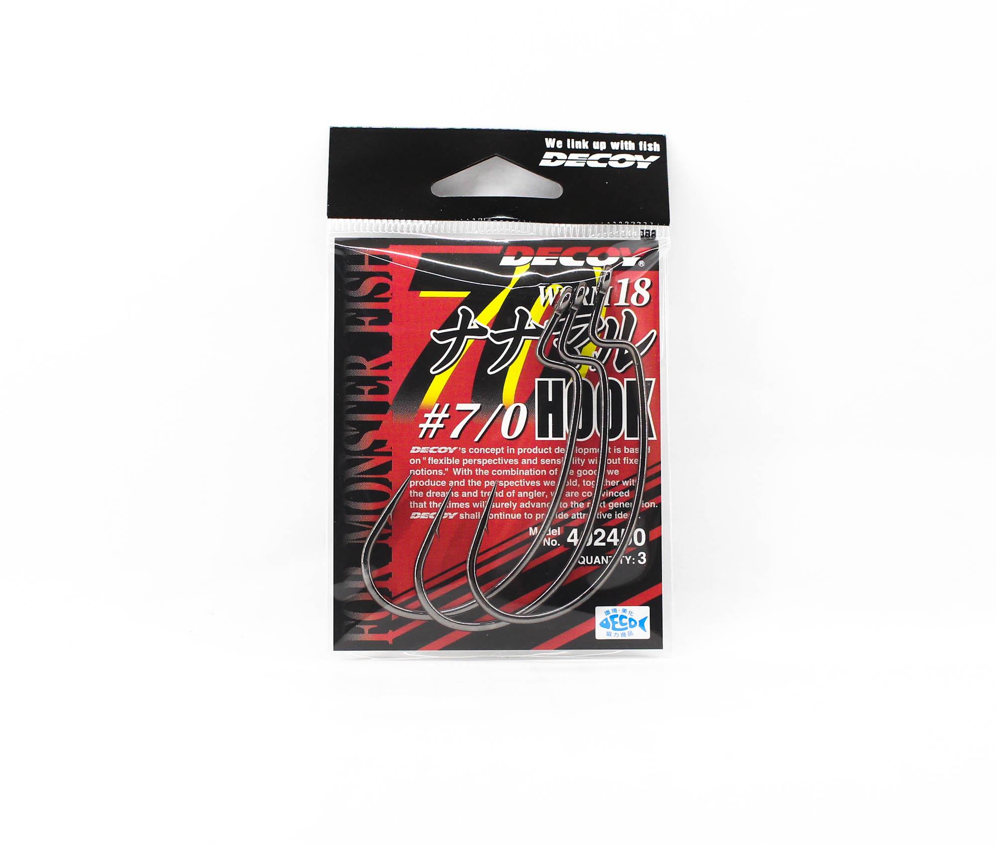 

Decoy Worm 18 Червячные крючки со смещением с широким зазором Размер 7/0 (2450)