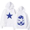 Sudadera con capucha impresa del rapero Kanye West Tour 2026 para hombre y mujer Moda Hip-hop Sudadera de manga larga holgada Gótica Punk Oversize