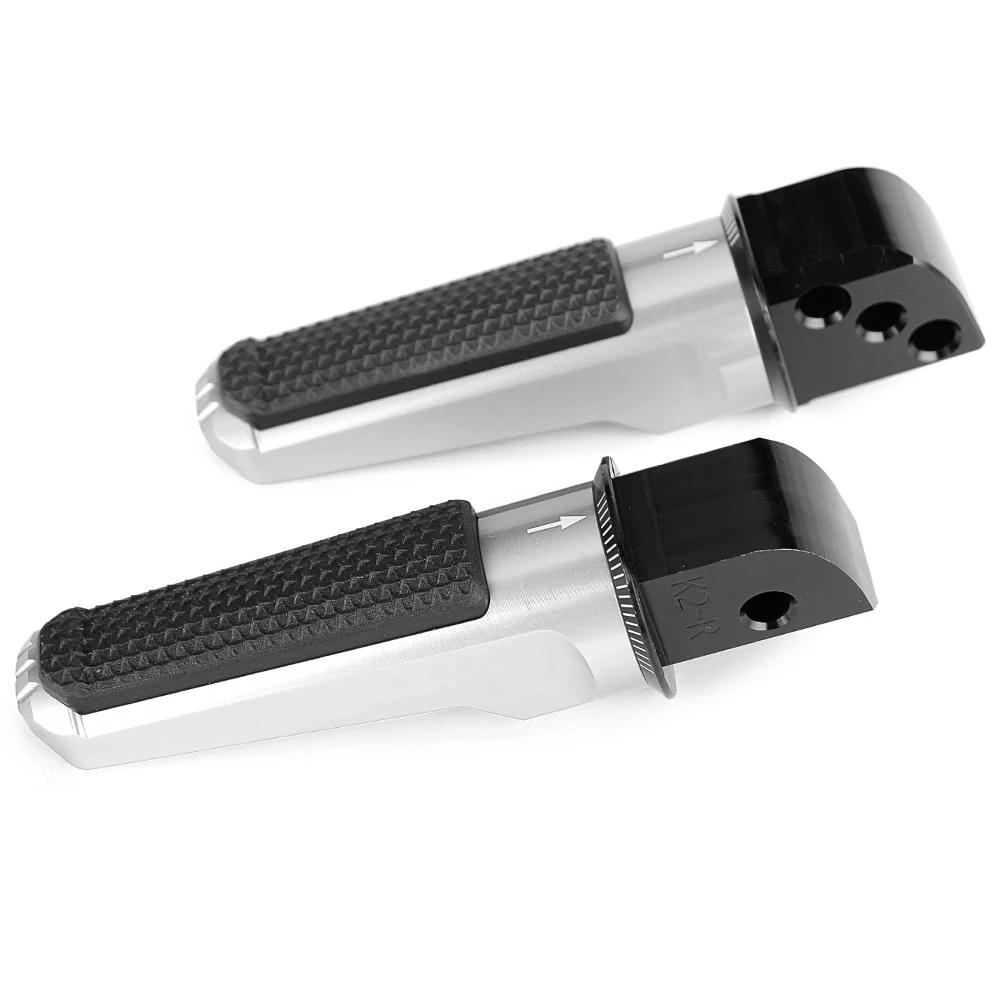 

Rear Foot Pegs Passenger Pedal Footrest For Kawasaki Z800 Z900 Z900RS Cafe Z1000 Z1000R Z1000SX ZZR1400 Ninja 400 650 срібний