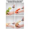 Vegetable Corer Vegetable Digging Rotating Drill Stainless Steel Fruit Corer for Children Food Salad Making DIY Vegetable Drill