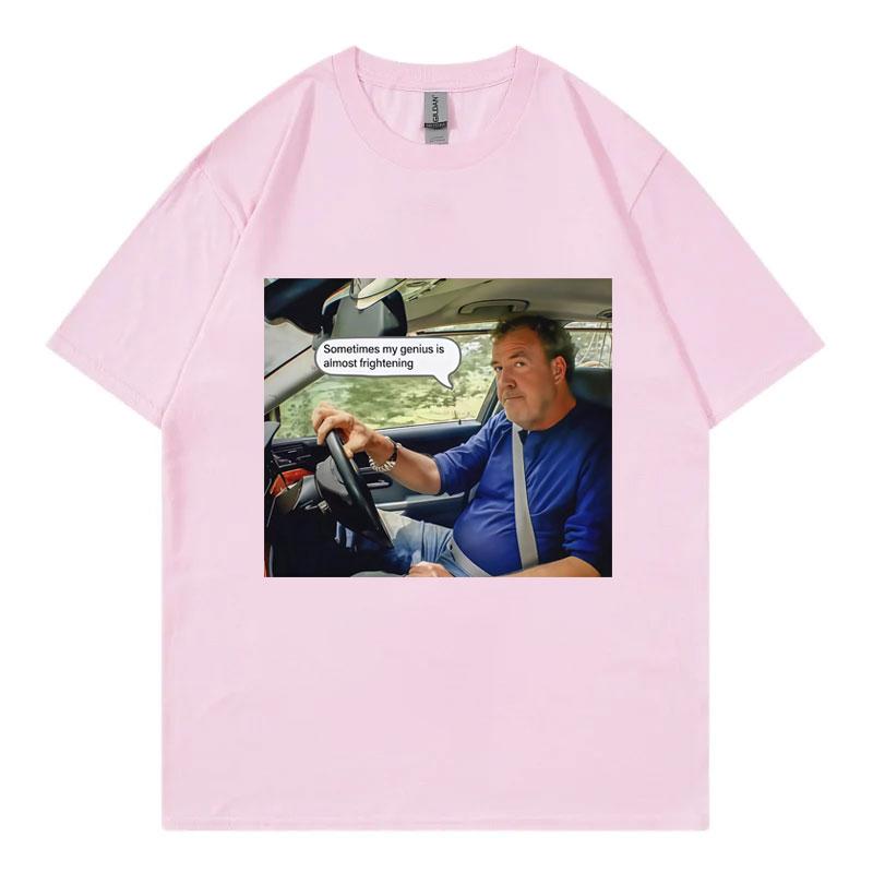 Jeremy Clarkson Manchmal ist mein Genie fast beängstigend Lustiges T-Shirt Unisex Lässige Mode Kurzarm Baumwoll-T-Shirts Streetwear