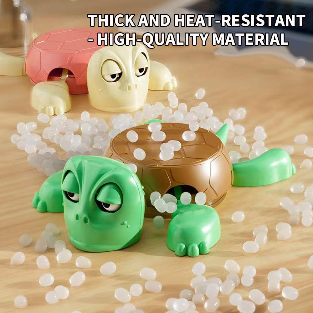 Turtle Coasters - Non-Slip Silicone Drink Pads Cute Heat Resistant Table Decor for Home/Office Funny Gift for Pet Lovers