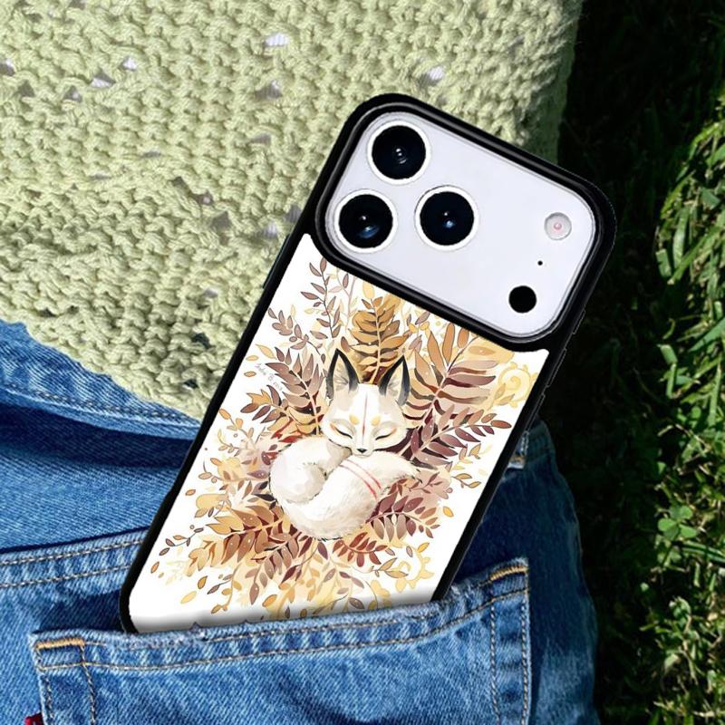 Cute Animal Fox Phone Case Cover for IPhone 11 12 13 14 15 16e 17 Pro Max Coque for IPhone 17 Air